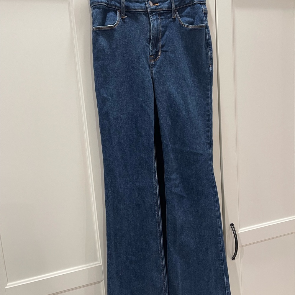 Women's Blue Wide-Leg Jeans